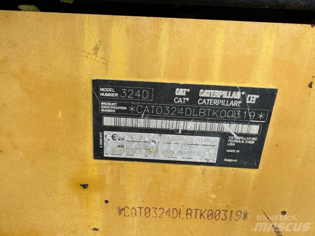 CAT 324 D L Pásové rýpadlá