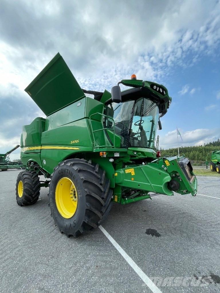 John Deere S 670 i Kombinované zberacie stroje