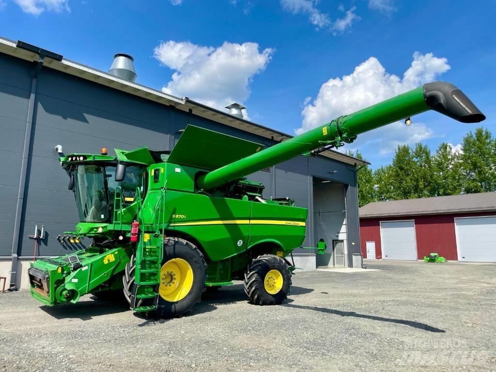 John Deere S 670 i Kombinované zberacie stroje