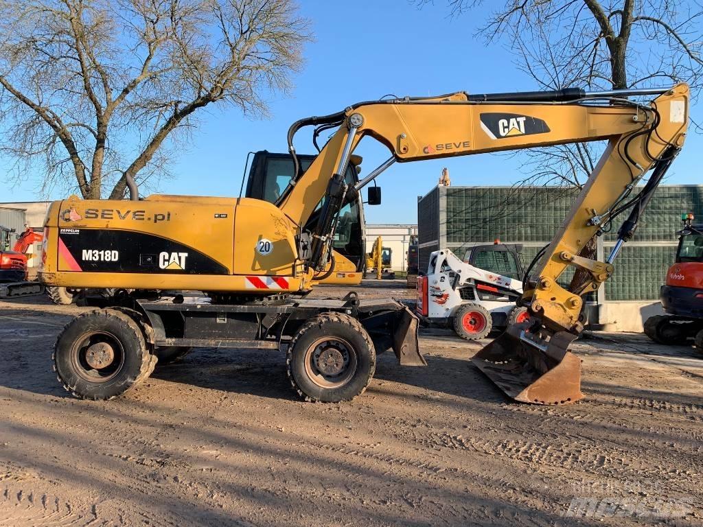 CAT M 318 D Kolesové rýpadlá