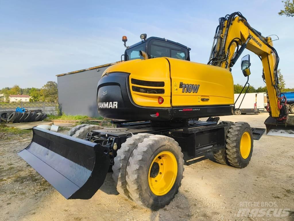 Yanmar B 110 W Kolesové rýpadlá