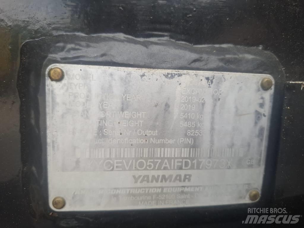 Yanmar Vio 57-6A Mini rýpadlá < 7t