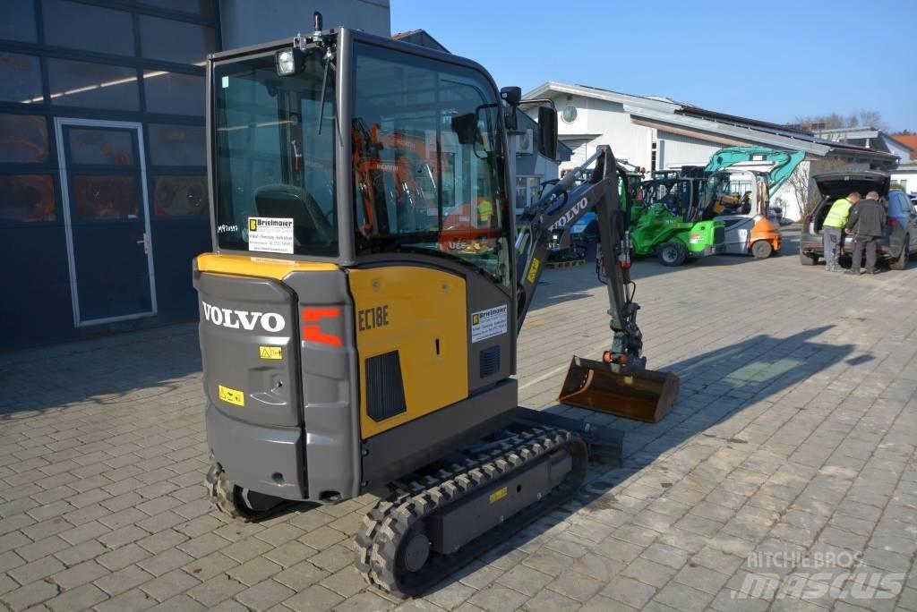Volvo EC 18 E Mini rýpadlá < 7t