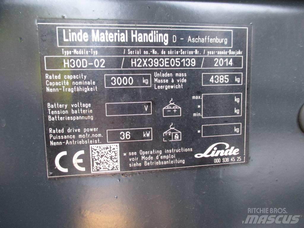 Linde H30D Dieselové vozíky