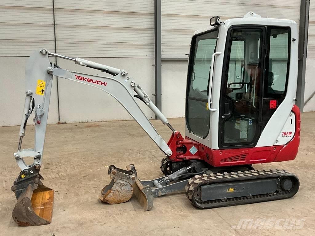 Takeuchi TB 216 Mini rýpadlá < 7t
