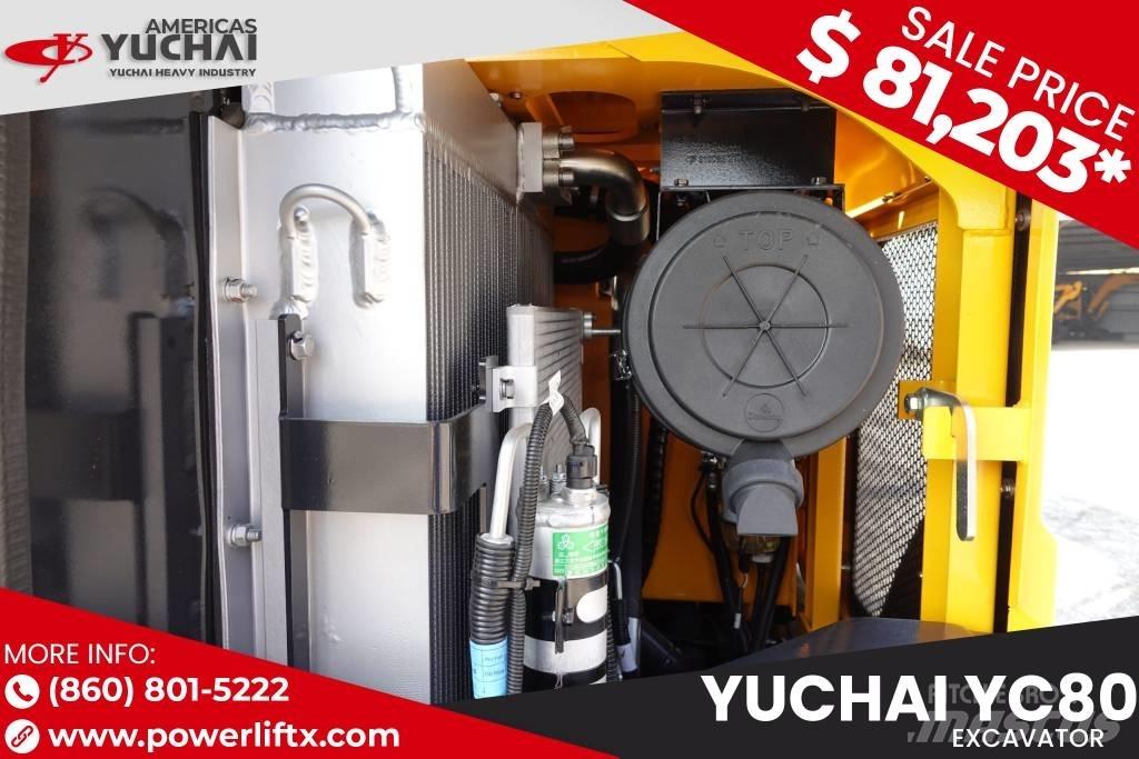 Yuchai YC80 Pásové rýpadlá
