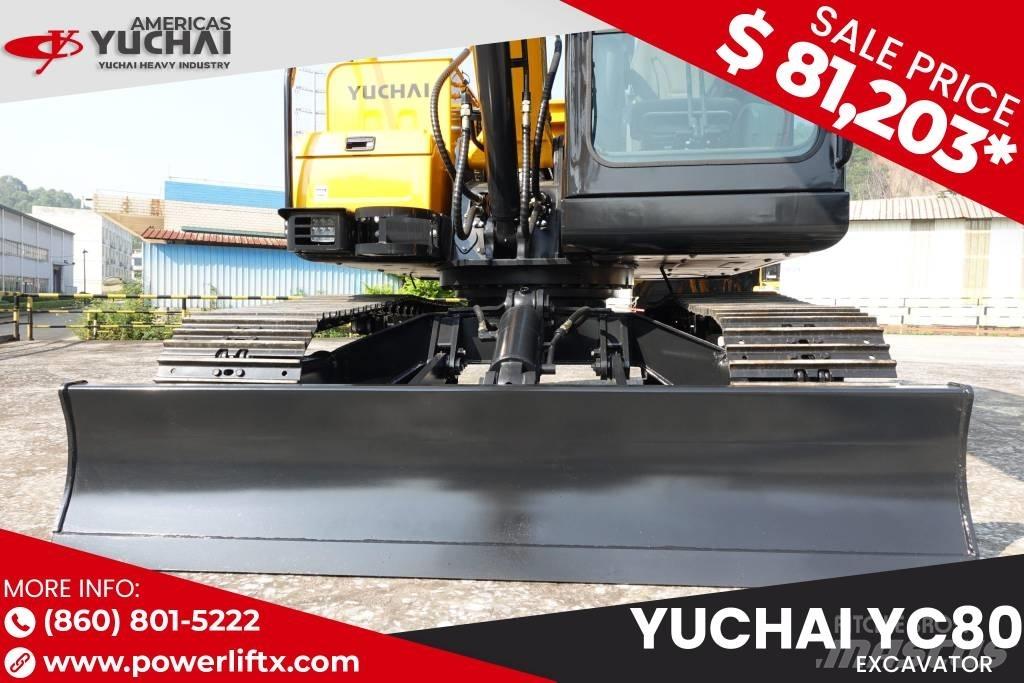 Yuchai YC80 Pásové rýpadlá
