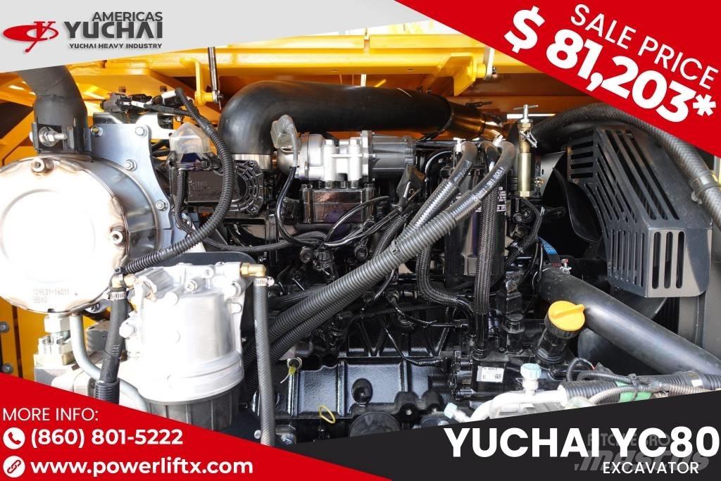 Yuchai YC80 Pásové rýpadlá