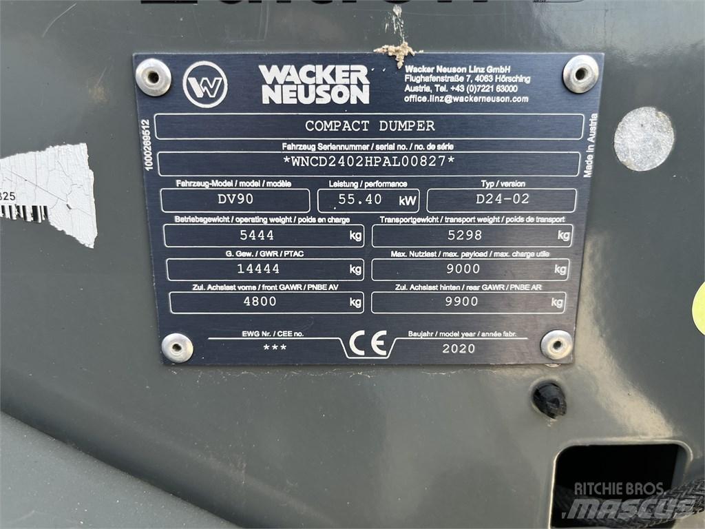 Wacker Neuson DV 90 Pevné dempry