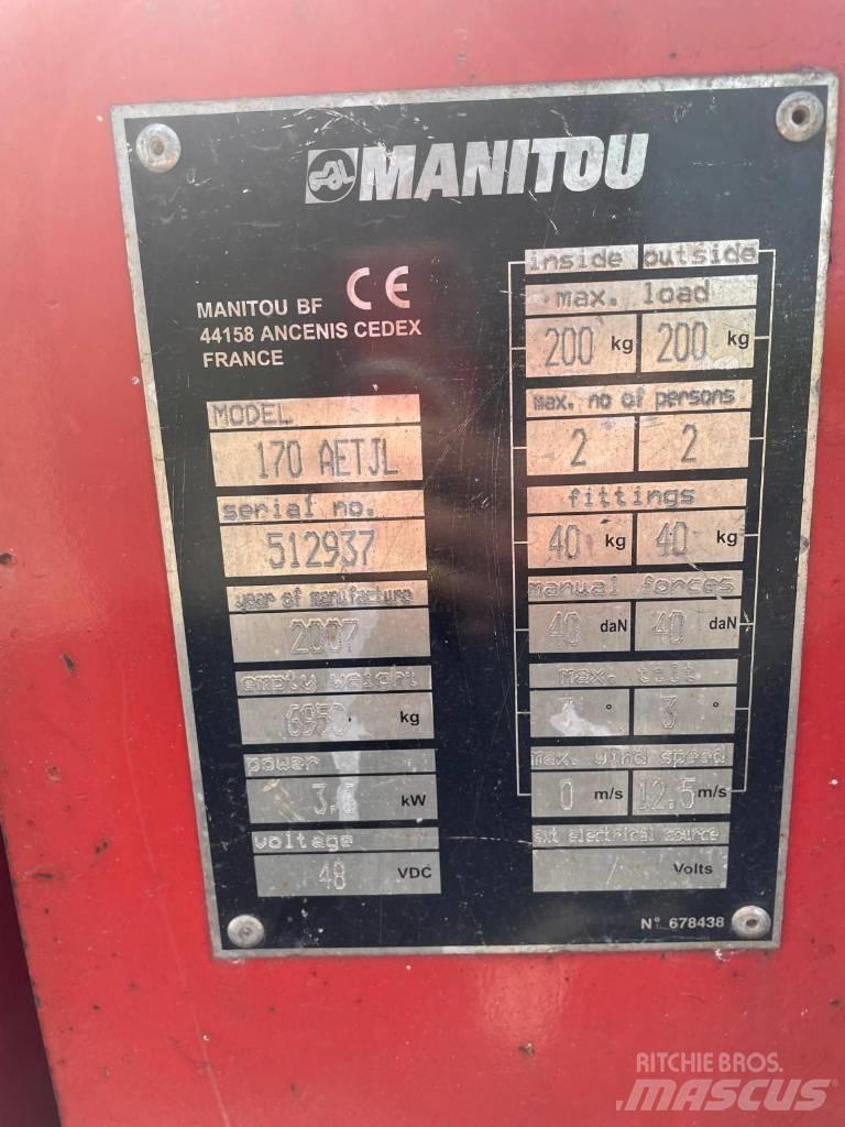 Manitou 170 AETJL Kĺbové plošiny