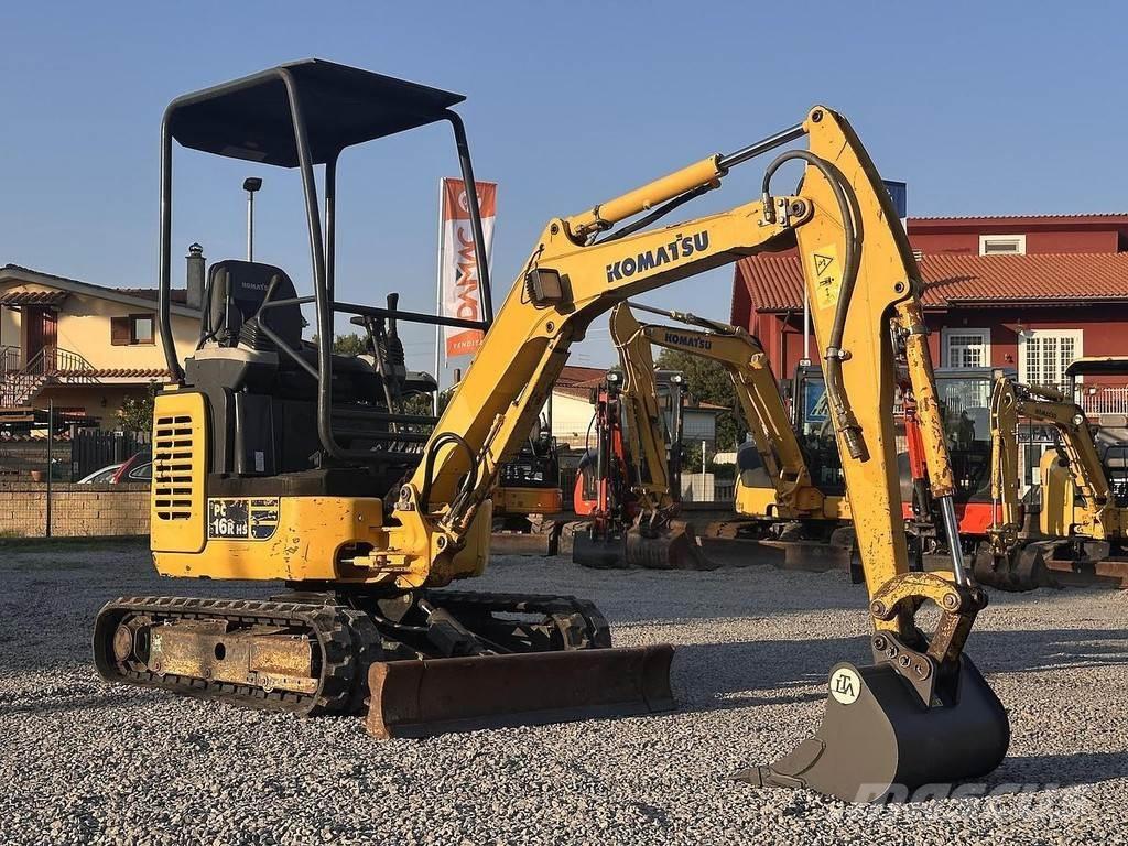 Komatsu PC16R-3HS Mini rýpadlá < 7t