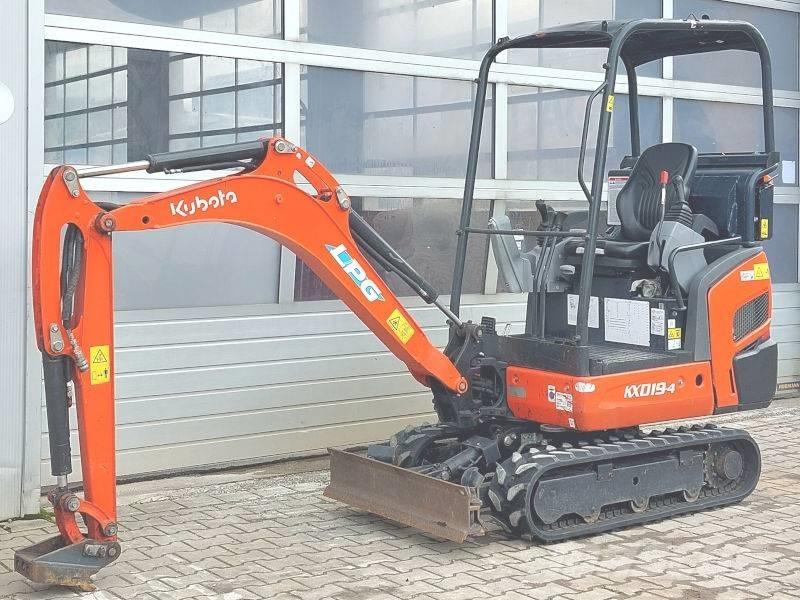 Kubota KX019-4 LPG Mini rýpadlá < 7t