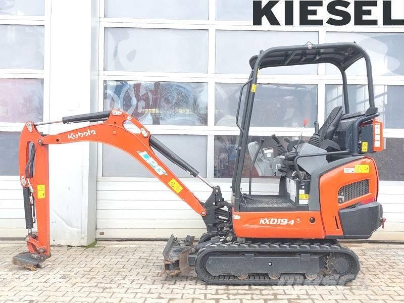 Kubota KX019-4 LPG Mini rýpadlá < 7t