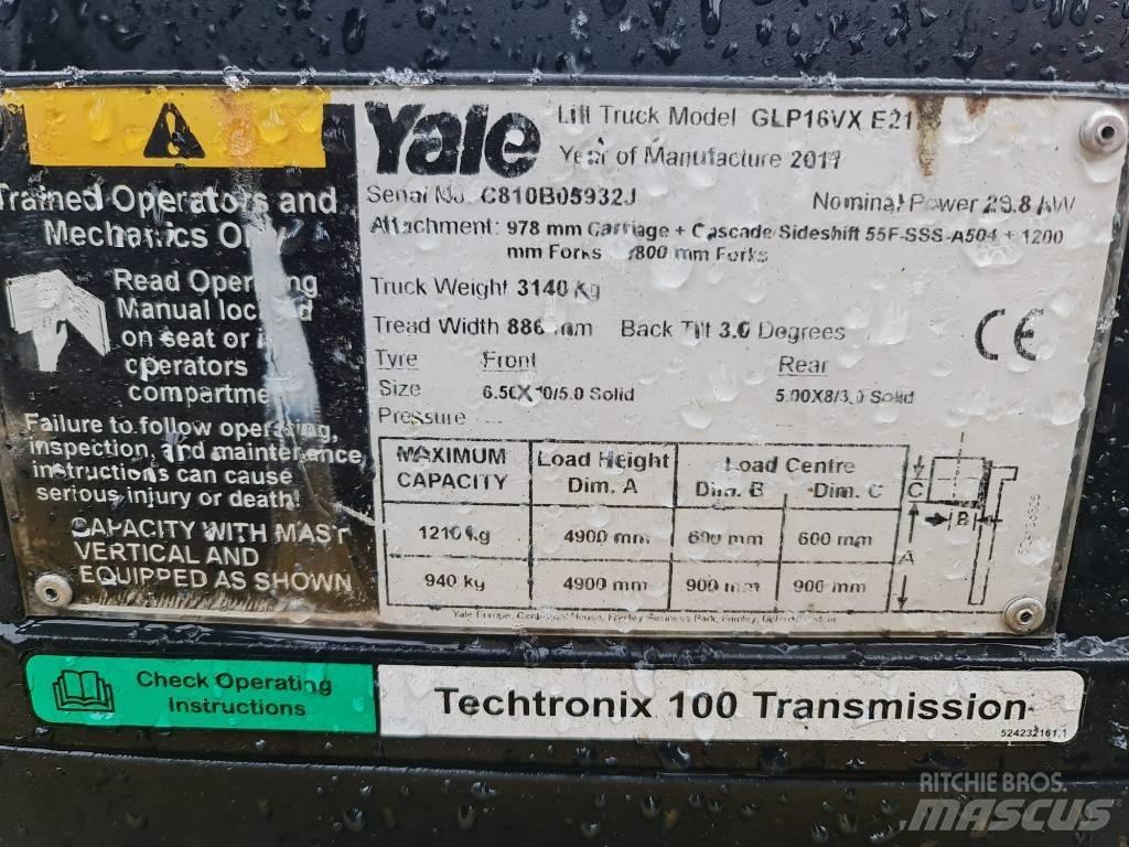 Yale GLP16VX LPG vozíky