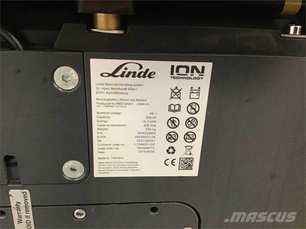 Linde E16 ION Akumulátorové vozíky