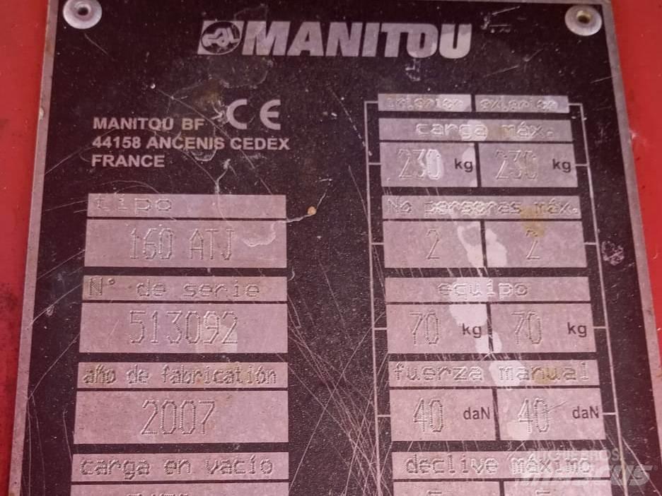Manitou 160 ATJ Kĺbové plošiny