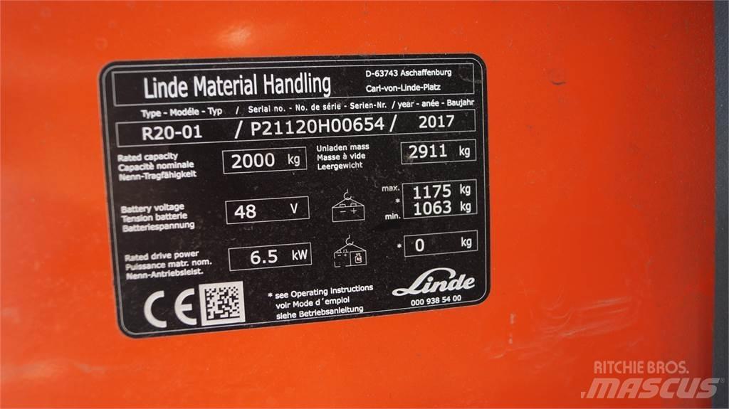 Linde R20 Retraky