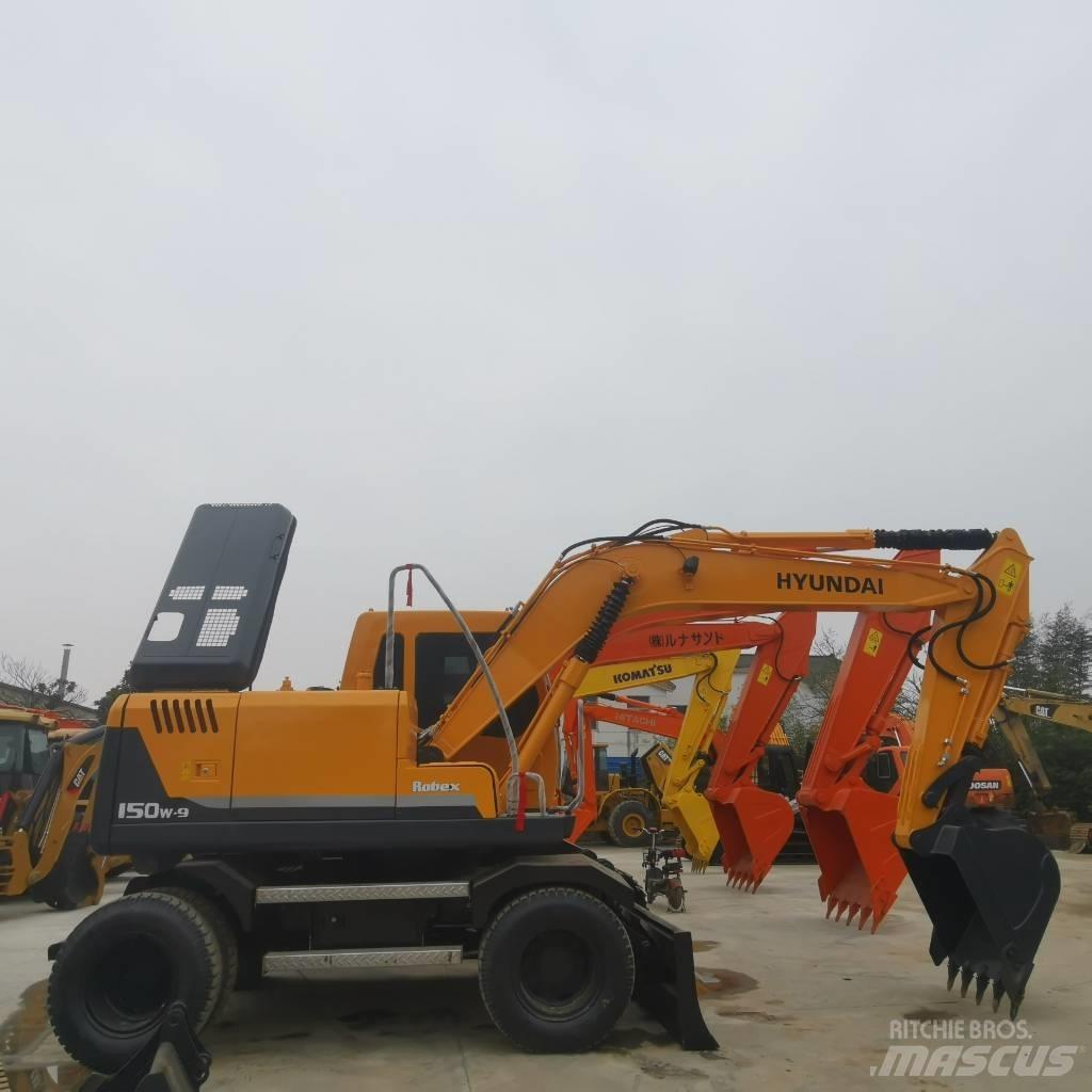 Hyundai R 150 W-9 Kolesové rýpadlá
