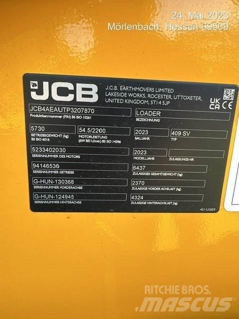 JCB 409 Kolesové nakladače