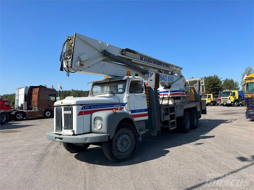 Scania 111 6X2 Autožeriavy, hydraulické ruky
