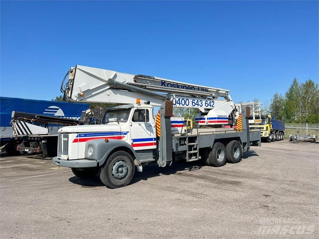 Scania 111 6X2 Autožeriavy, hydraulické ruky
