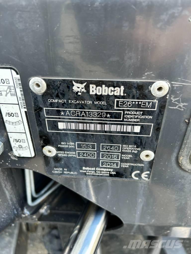 Bobcat E 26 Mini rýpadlá < 7t