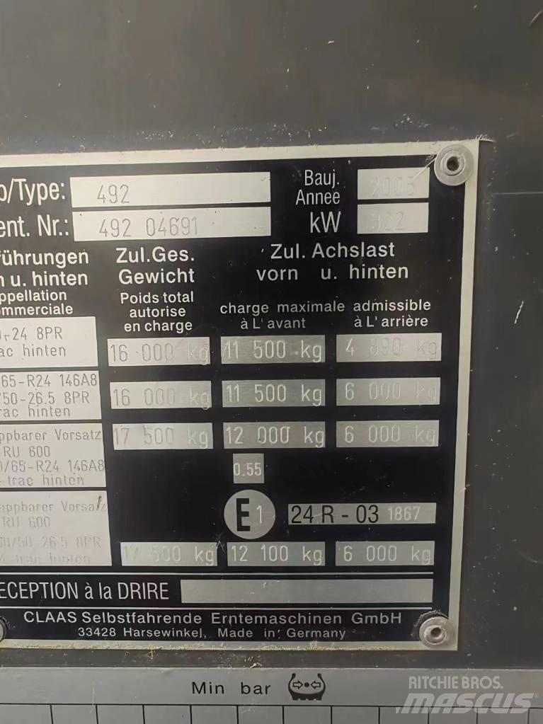 CLAAS Jaguar 870 Samochodné kosačky