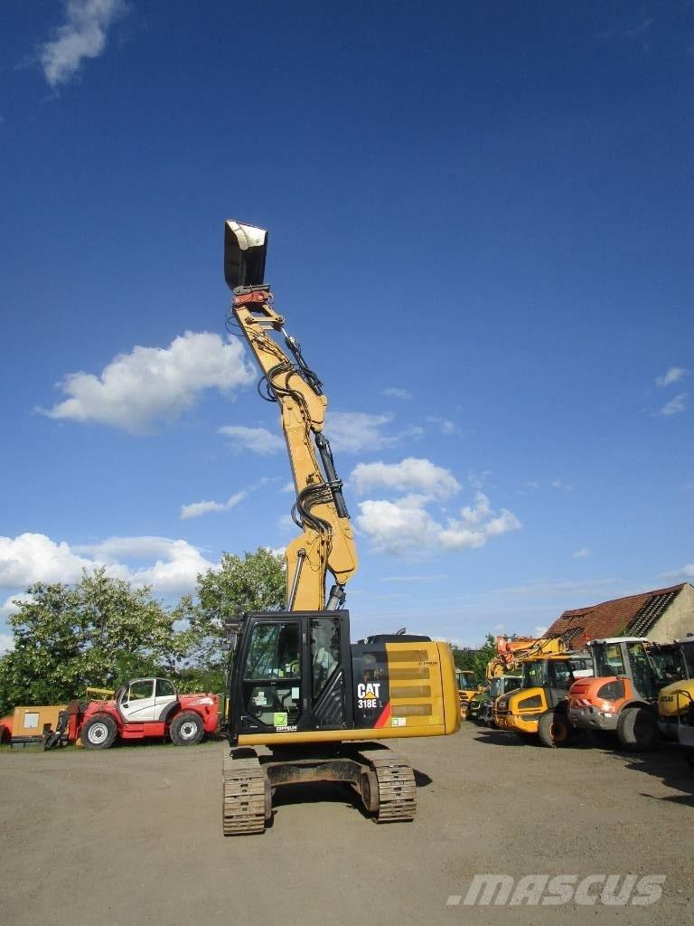 CAT 318 E L   320 322 Pásové rýpadlá