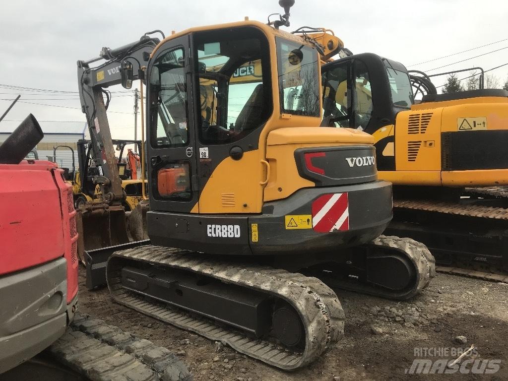 Volvo ECR 88 D Midi rýpadlá 7 t - 12 t