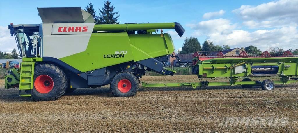 CLAAS Lexion 670 Kombinované zberacie stroje