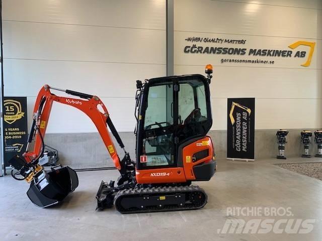 Kubota KX 019-4 Mini rýpadlá < 7t