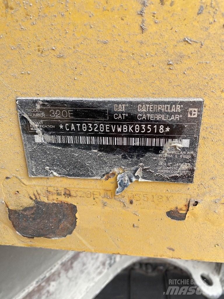 CAT 320 EL Pásové rýpadlá