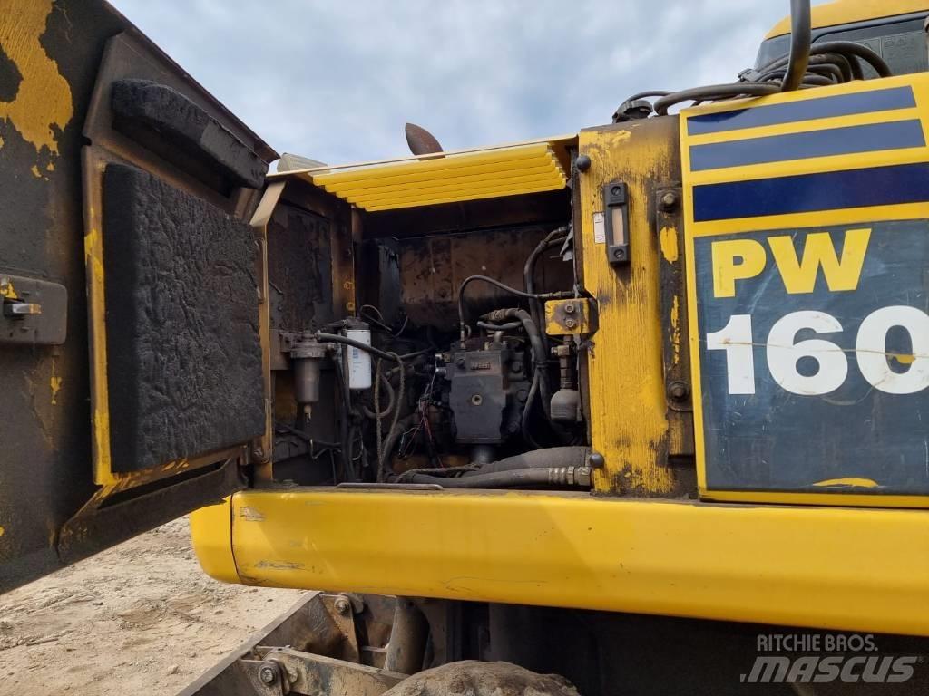 Komatsu PW 160-7 Kolesové rýpadlá