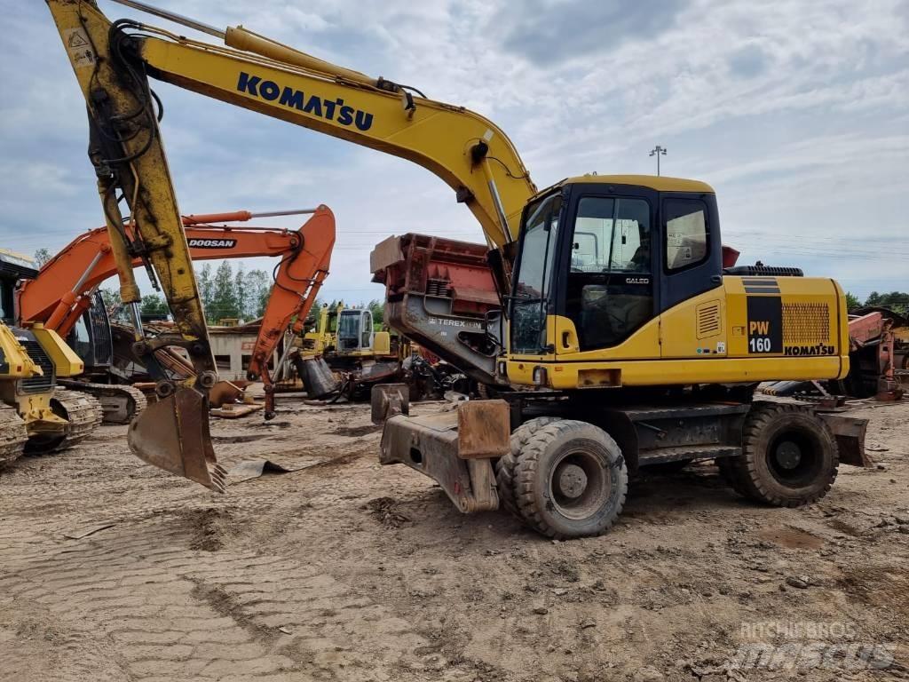 Komatsu PW 160-7 Kolesové rýpadlá
