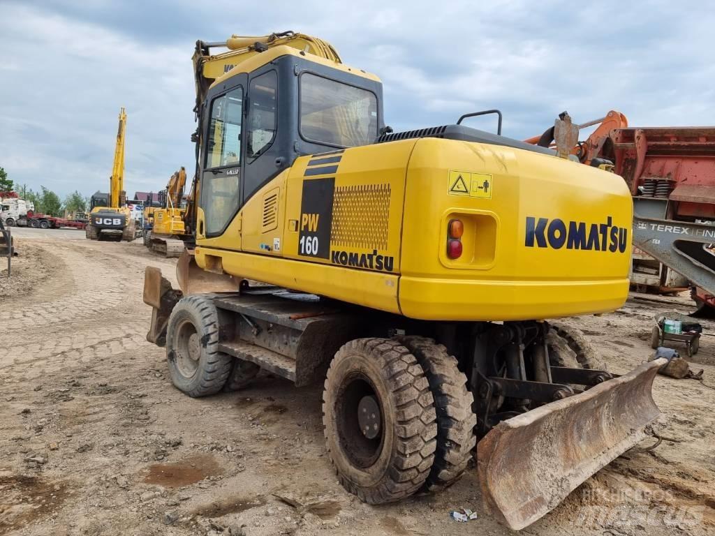 Komatsu PW 160-7 Kolesové rýpadlá