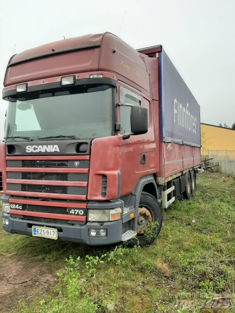 Scania R 124 Nákladné vozidlá s bočnou zhrnovacou plachtou