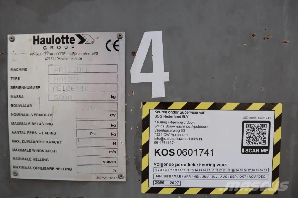 Haulotte HA12IP 2WD Kĺbové plošiny