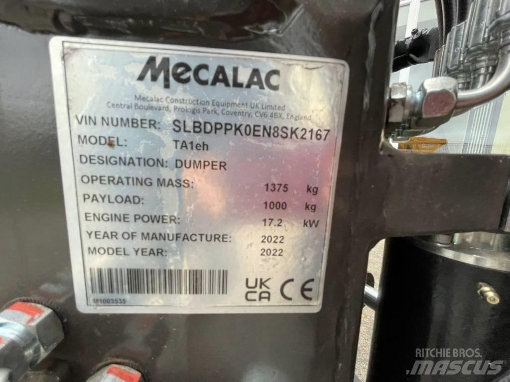 Mecalac TA1EH Stavebné sklápače