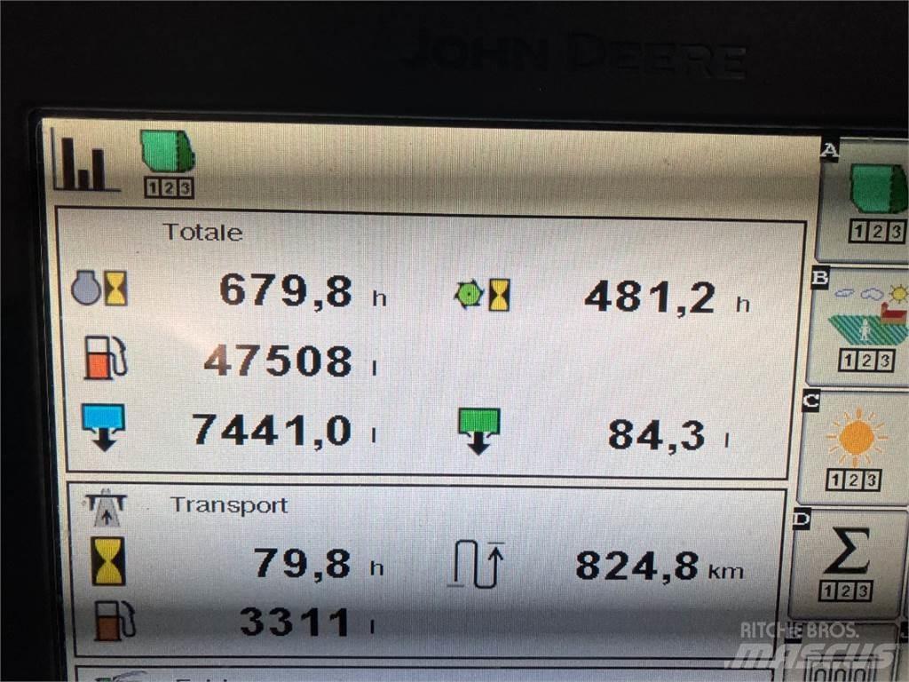 John Deere 9700i Žacie rezačky