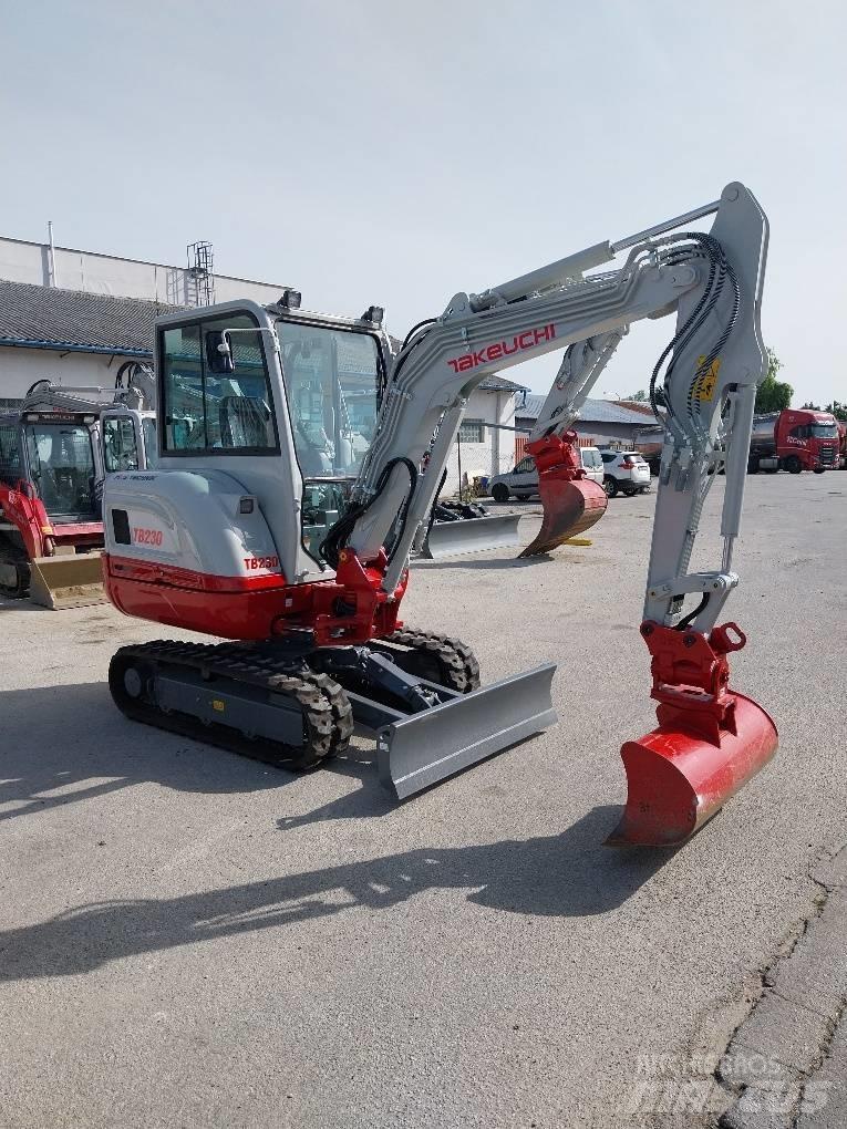 Takeuchi TB230 Mini rýpadlá < 7t