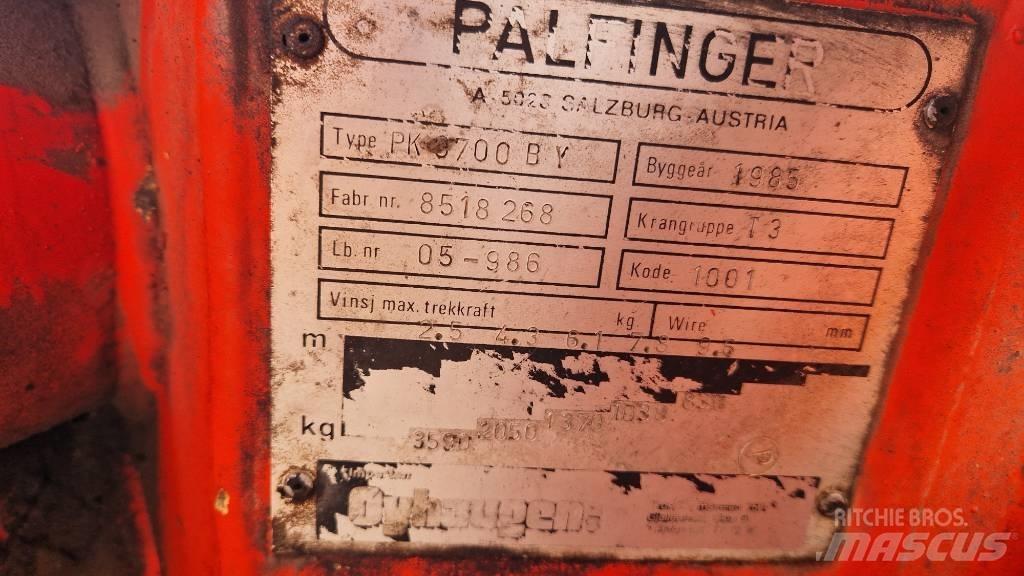 Palfinger PK 9700 Nakladacie žeriavy