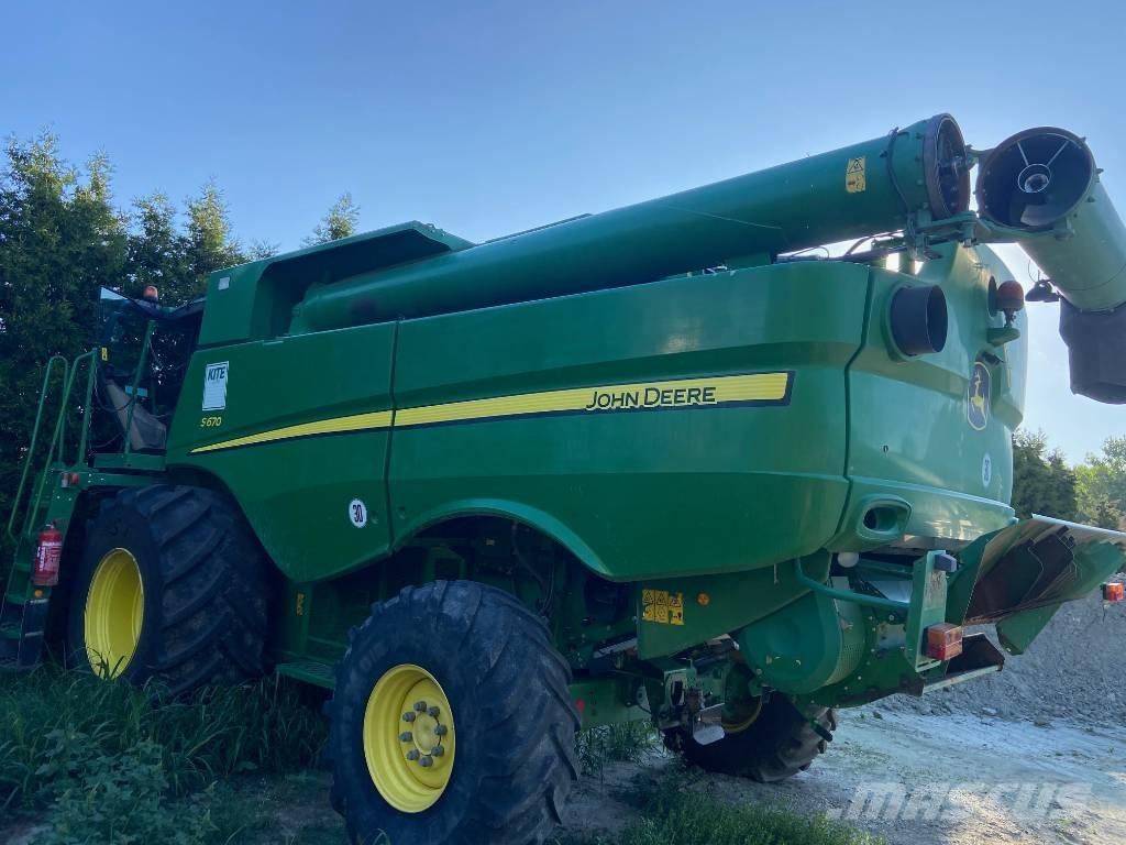 John Deere S 670 i Kombinované zberacie stroje