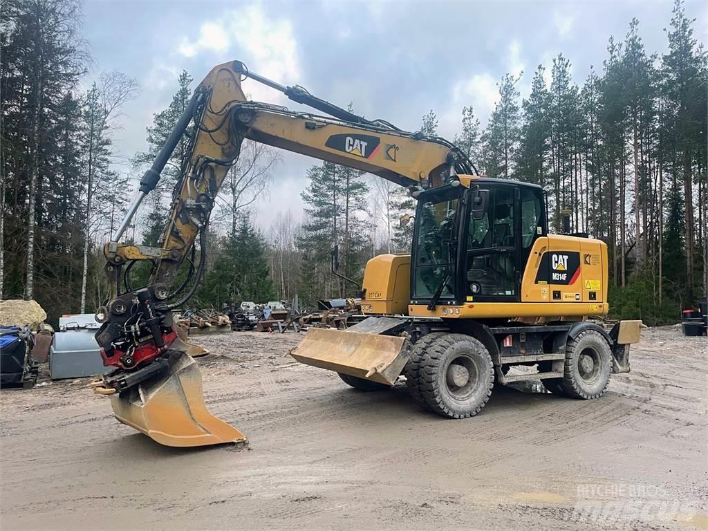 CAT M 314 F Kolesové rýpadlá
