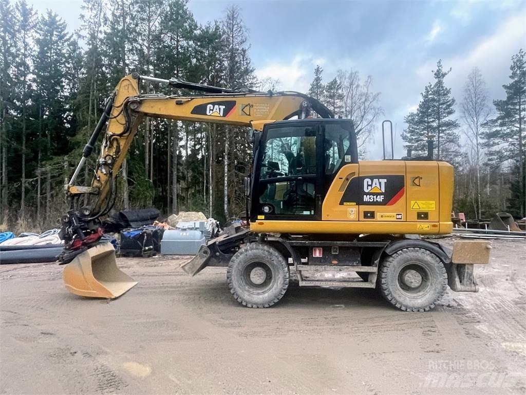 CAT M 314 F Kolesové rýpadlá