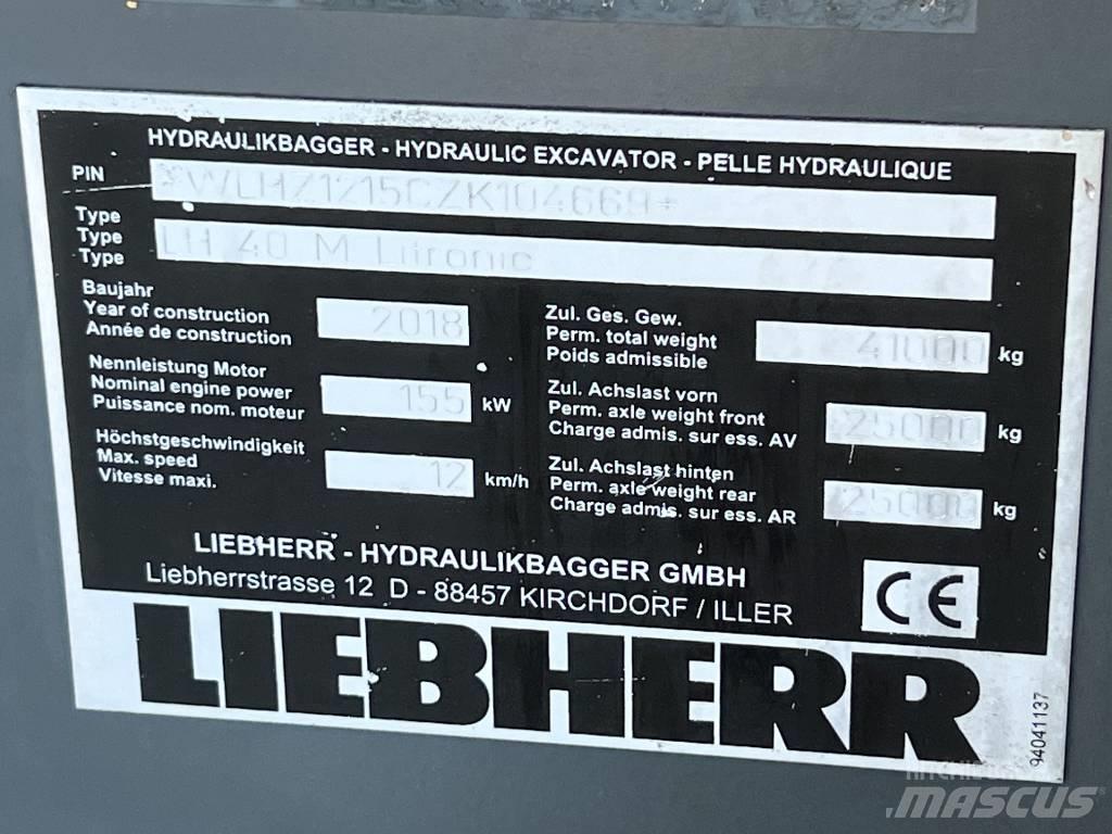 Liebherr LH 40 M ERC Manipulácia s materiálom - ostatné