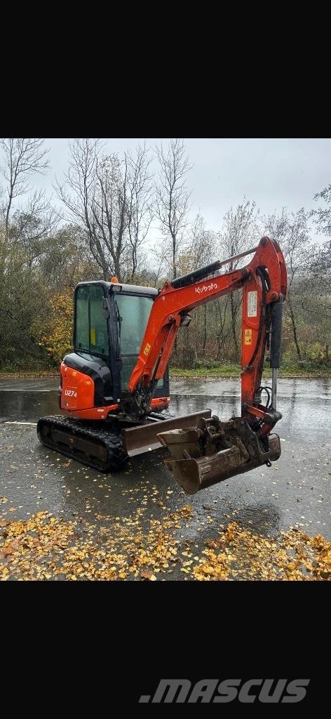 Kubota U 27-4 Mini rýpadlá < 7t