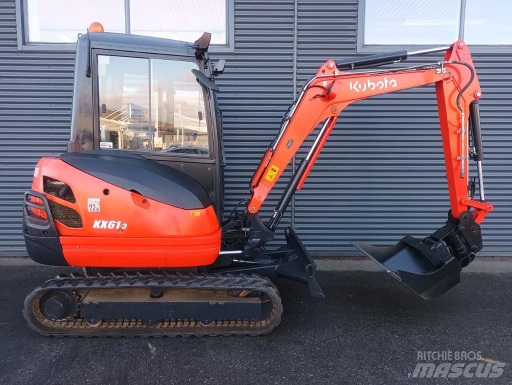 Kubota kx61-3 Mini rýpadlá < 7t