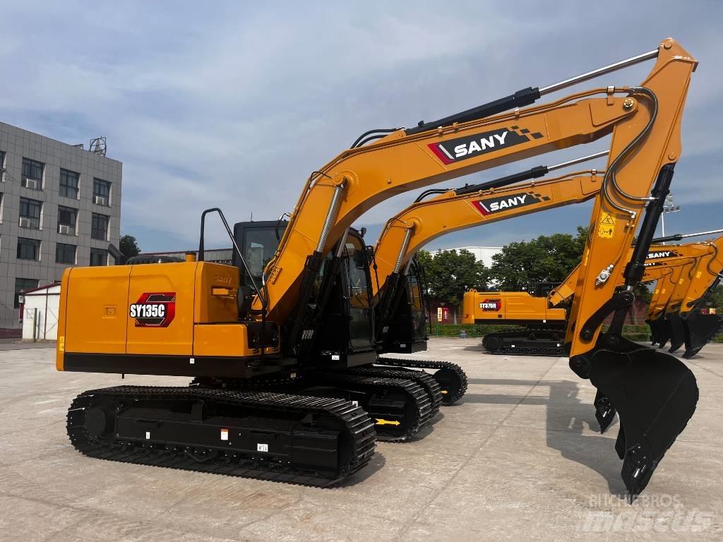 Sany SY135C Pásové rýpadlá