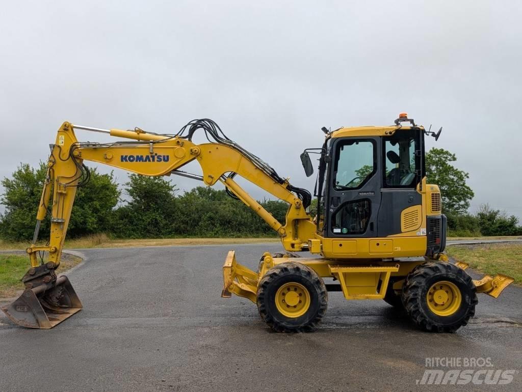Komatsu PW 98 MR-8 Kolesové rýpadlá
