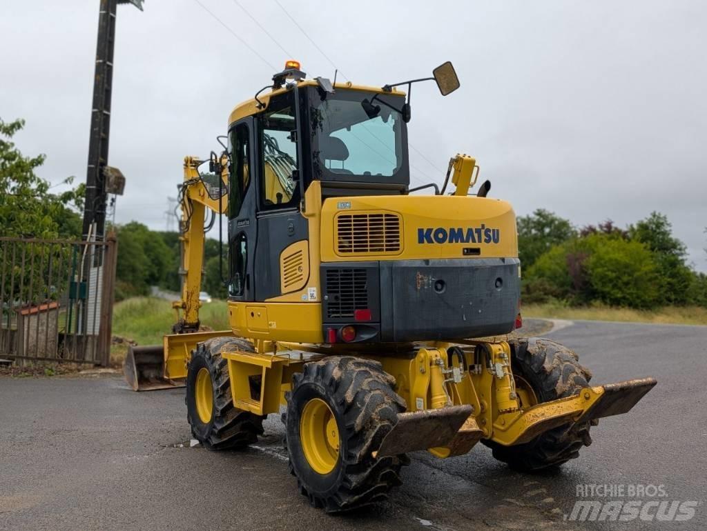 Komatsu PW 98 MR-8 Kolesové rýpadlá